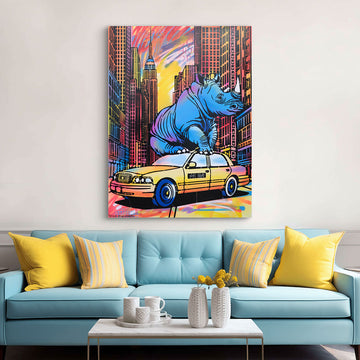 Rhino Made It Big (Original Painting)