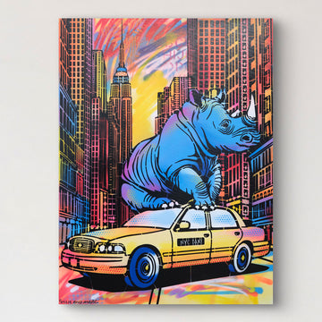 Rhino Made It Big (Original Painting)