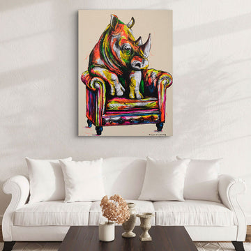 Rhino Me Time (Original Painting)