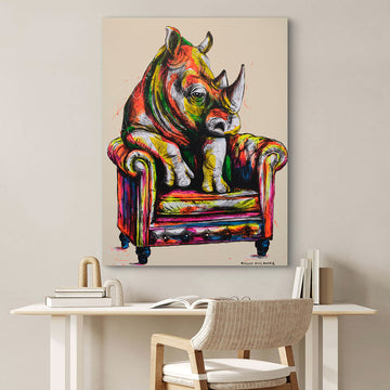 Rhino Me Time (Original Painting)