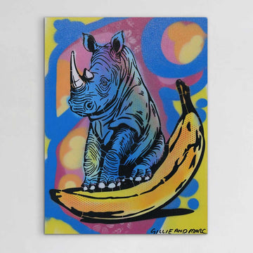Rhino Was Hungry (Original Painting)