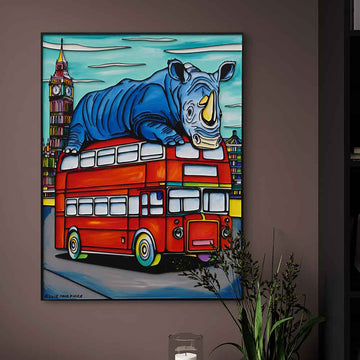 Rhino with a Purpose (Original Painting)