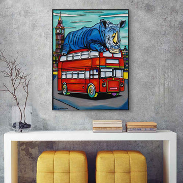 Rhino with a Purpose (Original Painting)