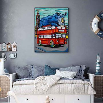 Rhino with a Purpose (Original Painting)