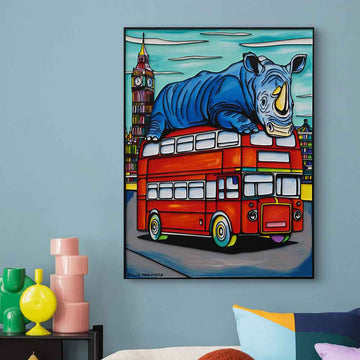 Rhino with a Purpose (Original Painting)