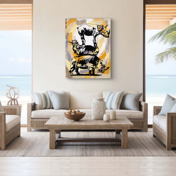 Rhinos Forever and Ever (Original Painting)