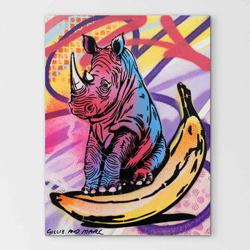 Rhinos Must Live Forever (Original Painting)