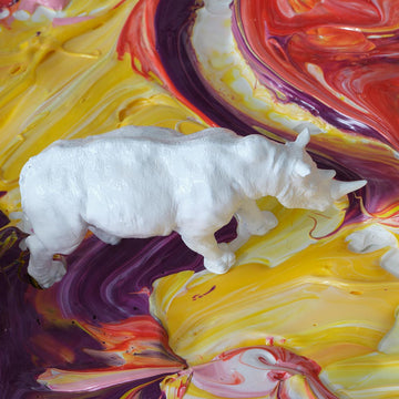 Rhinos Live Forever (Original Painting)