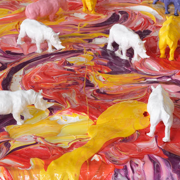 Rhinos Live Forever (Original Painting)