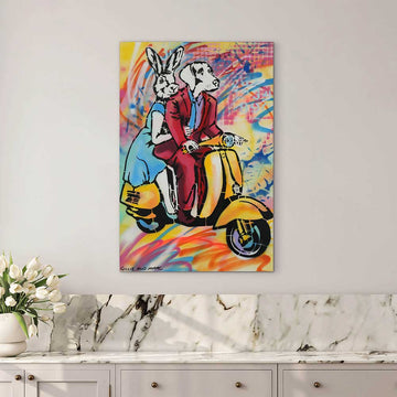 Ride Like You Love It (Original Painting)