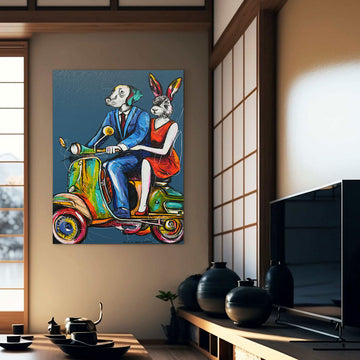 Ride Like The Wind (Original Painting)