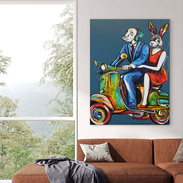 Ride Like The Wind (Original Painting)