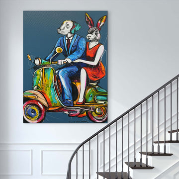 Ride Like The Wind (Original Painting)