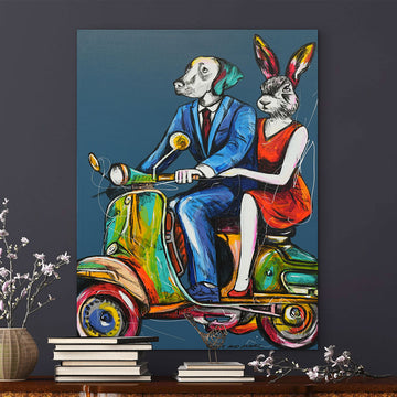 Ride Like The Wind (Original Painting)