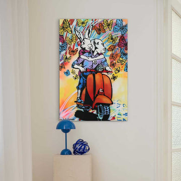 Ride Like The Wind (Original Painting)