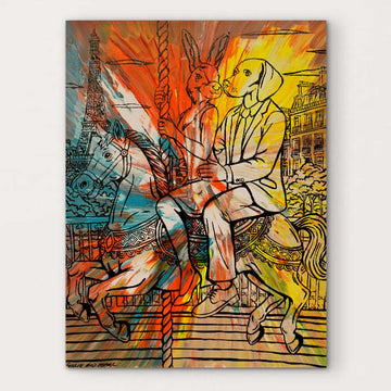 Ride Like the Wind (Original Painting)