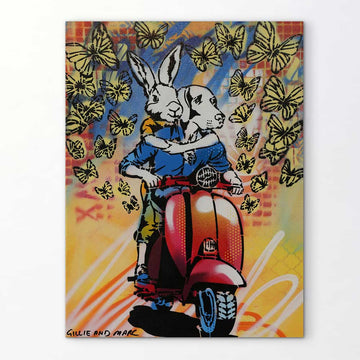 Ride to Where Your Passion Takes You (Original Painting)