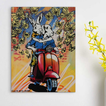 Ride to Where Your Passion Takes You (Original Painting)