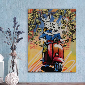 Ride to Where Your Passion Takes You (Original Painting)