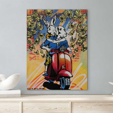 Ride to Where Your Passion Takes You (Original Painting)