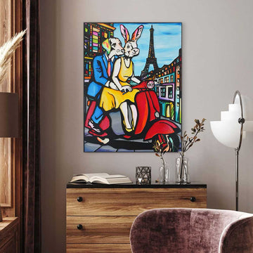 Romance Was In The Air (Original Painting)