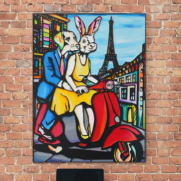 Romance Was In The Air (Original Painting)