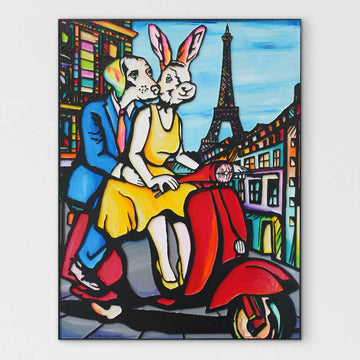 Romance Was In The Air (Original Painting)