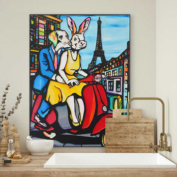 Romance Was In The Air (Original Painting)