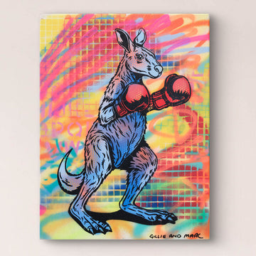 Roo Boxer (Original Painting)