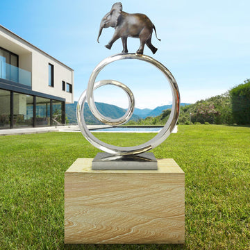 Round and Round Elephant