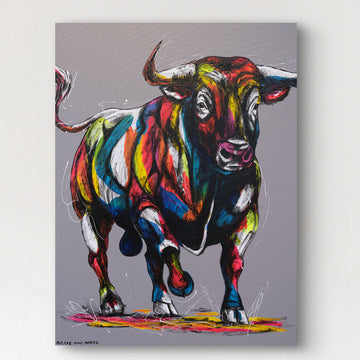 Rush of The Bull (Original Painting)