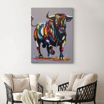 Rush of The Bull (Original Painting)