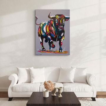 Rush of The Bull (Original Painting)