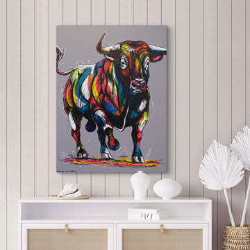 Rush of The Bull (Original Painting)