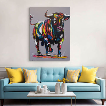 Rush of The Bull (Original Painting)