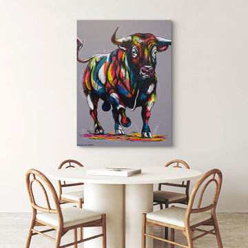 Rush of The Bull (Original Painting)