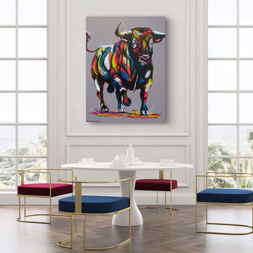 Rush of The Bull (Original Painting)