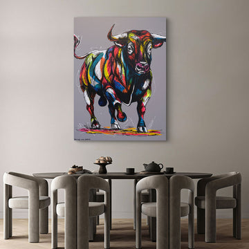 Rush of The Bull (Original Painting)