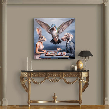 Scrabble Lovers (Original Painting)