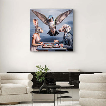 Scrabble Lovers (Original Painting)