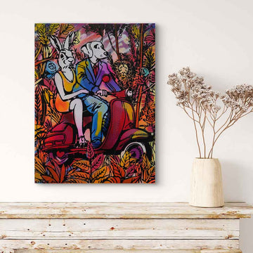 Saturday Night in the Jungle (Original Painting)