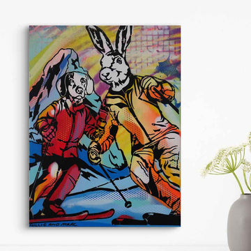 Saturday on the Slopes (Original Painting)