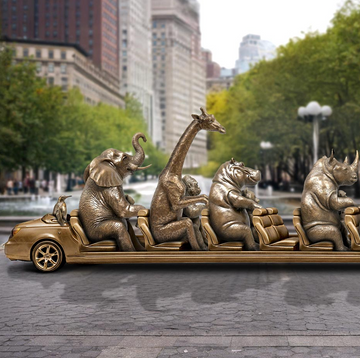 The Wild World Limo (Bronze Sculpture)