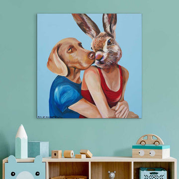 She Would Love Him Forever (Original Painting)