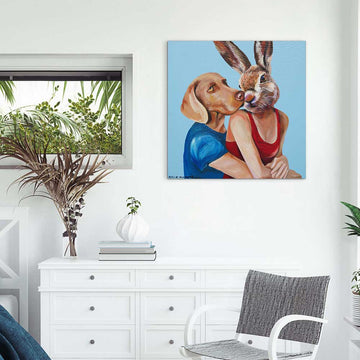 She Would Love Him Forever (Original Painting)