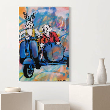 Side by Side Always (Original Painting)