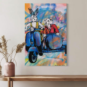 Side by Side Always (Original Painting)