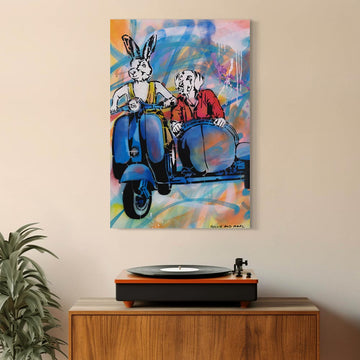 Side by Side Always (Original Painting)