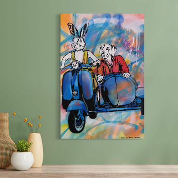 Side by Side Always (Original Painting)