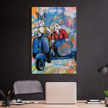 Side by Side Always (Original Painting)